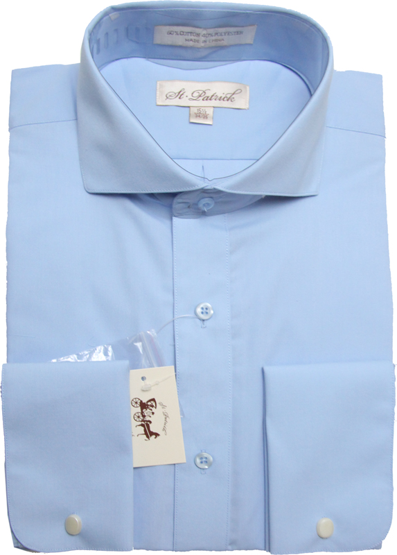 Spread Collar French Cuff Shirts