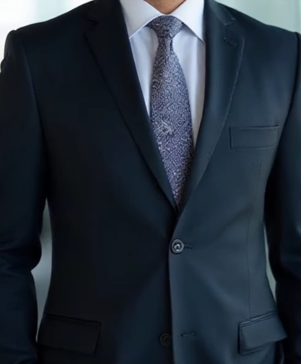 One Button Slim Fit Suit