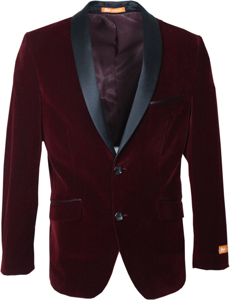 Men's Solid Velvet Sports Coats